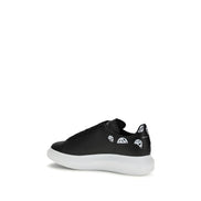 Baskets Alexander McQueen Chunky en cuir de veau noir Bos Taurus