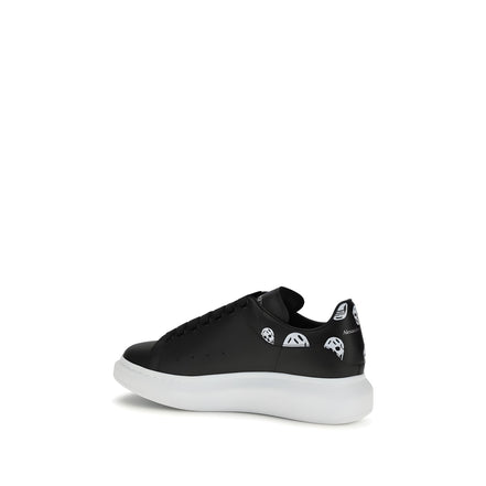 Baskets Alexander McQueen Chunky en cuir de veau noir Bos Taurus