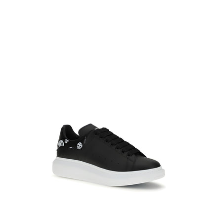 Baskets Alexander McQueen Chunky en cuir de veau noir Bos Taurus
