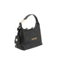 Sac à main Versace en cuir de veau noir Bos Taurus