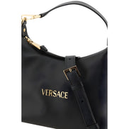 Sac à main Versace en cuir de veau noir Bos Taurus
