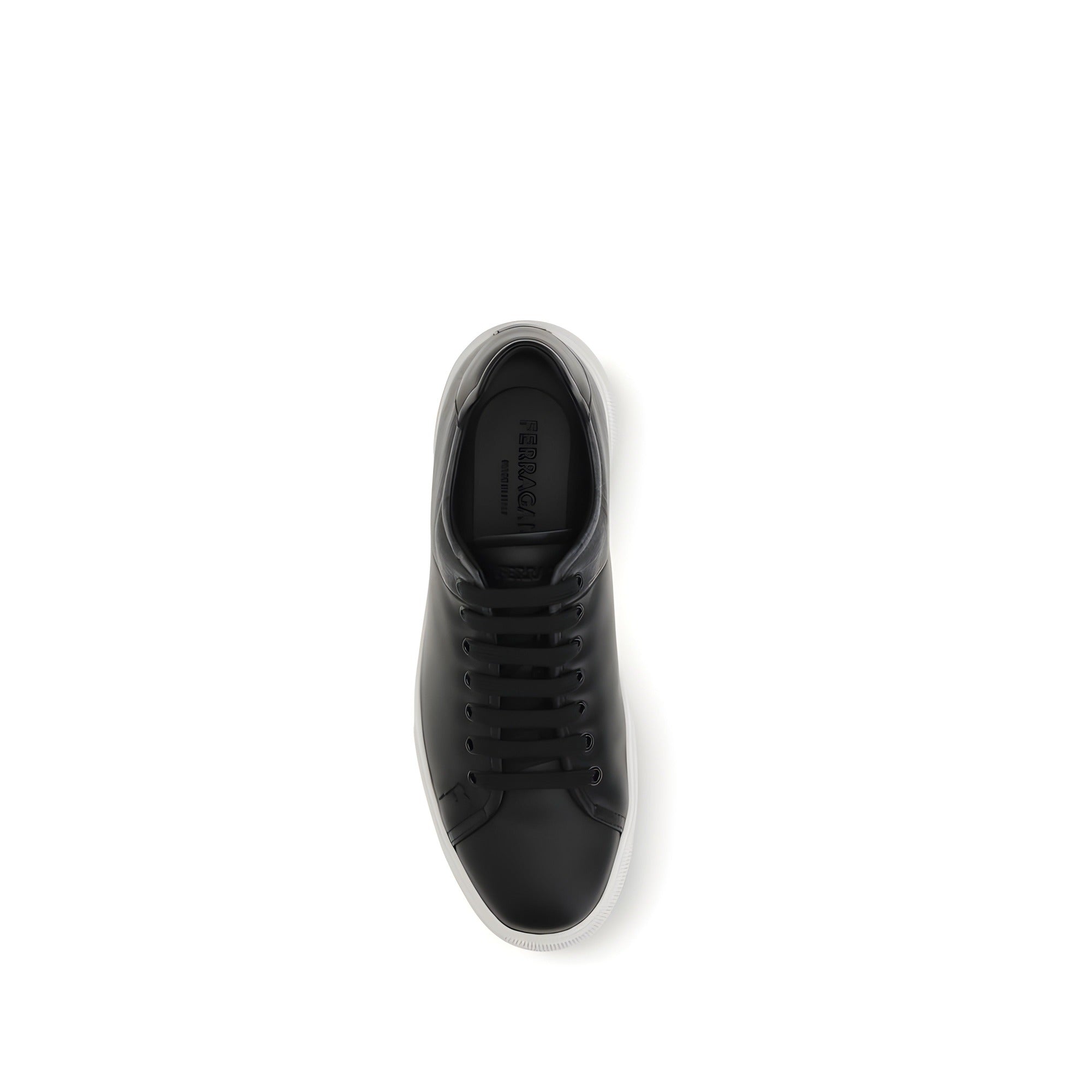 Ferragamo Black Low Top Sneakers