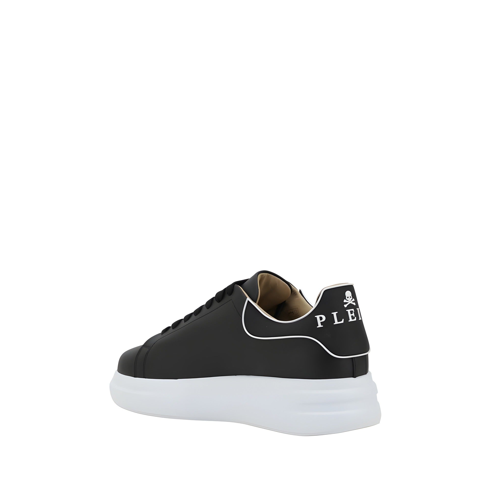 Philipp Plein Black Low Top Sneakers
