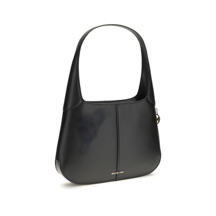 Sac à bandoulière Michael Kors en cuir de veau noir Bos Taurus