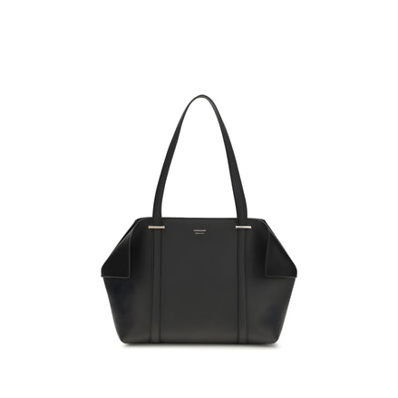 Sac bandoulière Ferragamo en cuir de veau noir Bos Taurus