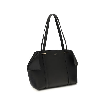 Sac bandoulière Ferragamo en cuir de veau noir Bos Taurus