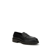 Ferragamo Black Slip-On Loafers