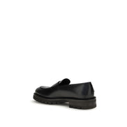 Mocassins à enfiler Ferragamo en cuir de veau noir Bos Taurus