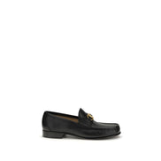 Mocassins à enfiler Valentino Garavani en cuir de veau noir