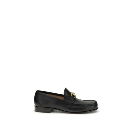 Mocassins à enfiler Valentino Garavani en cuir de veau noir