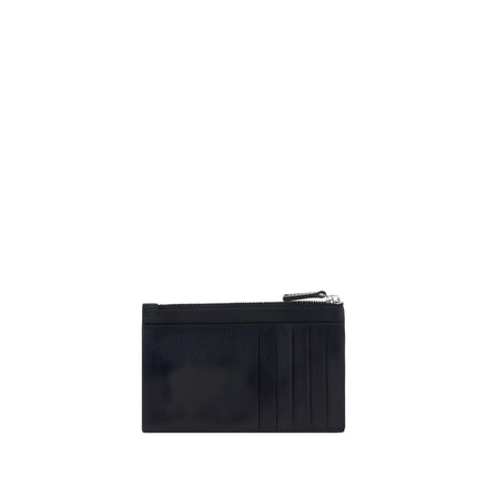 Portefeuille Balenciaga en cuir de veau noir Bos Taurus