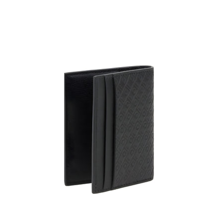 Portefeuille Ferragamo en cuir de veau noir Bos Taurus