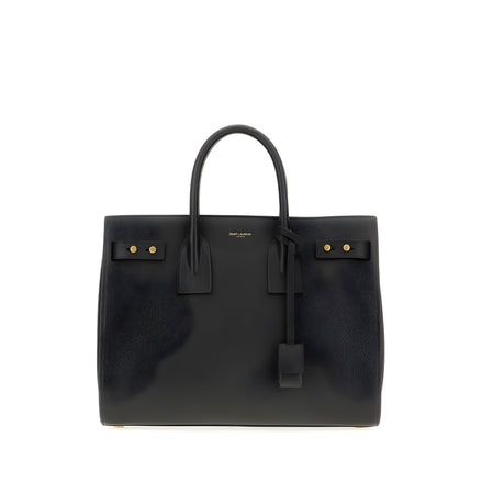 Saint Laurent Black Sac De Jour Handbag
