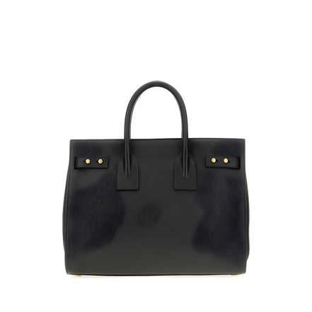 Saint Laurent Black Sac De Jour Handbag