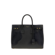 Sac à main Saint Laurent Sac De Jour en cuir de veau noir