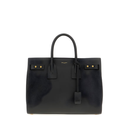 Saint Laurent Black Sac De Jour Handbag