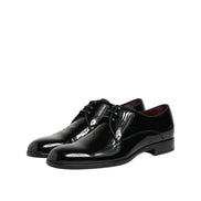 Chaussures habillées Richelieu en cuir de veau noir Dolce & Gabbana