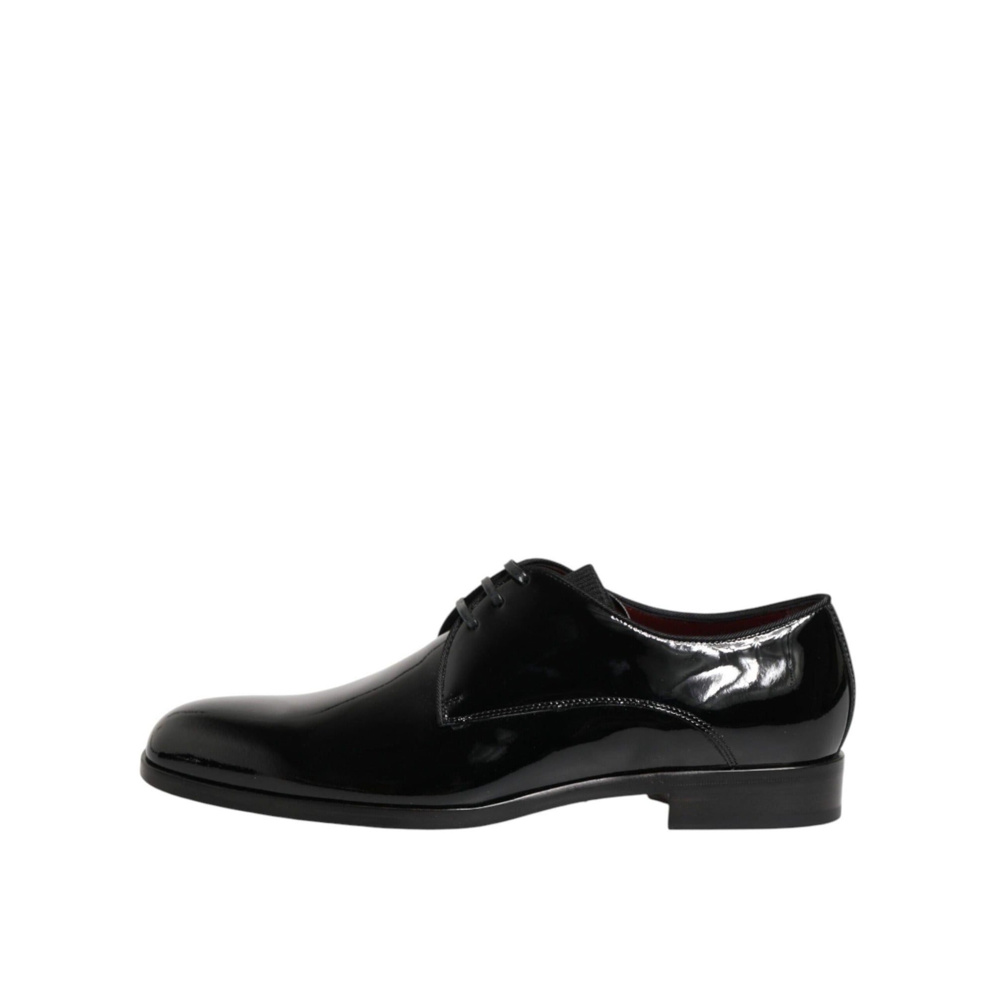 Chaussures habillées Richelieu en cuir de veau noir Dolce & Gabbana