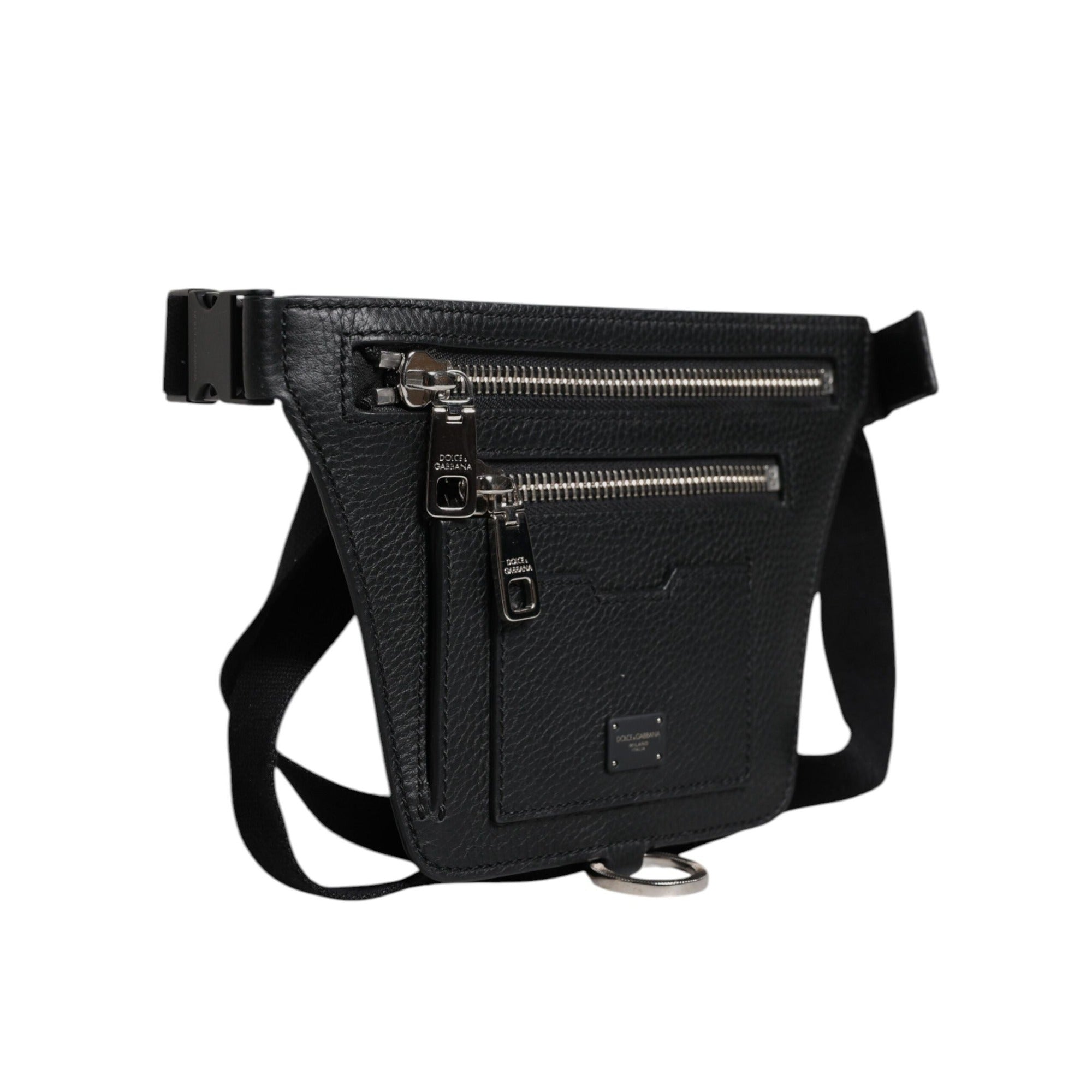 Dolce & Gabbana Black Logo Belt Bag