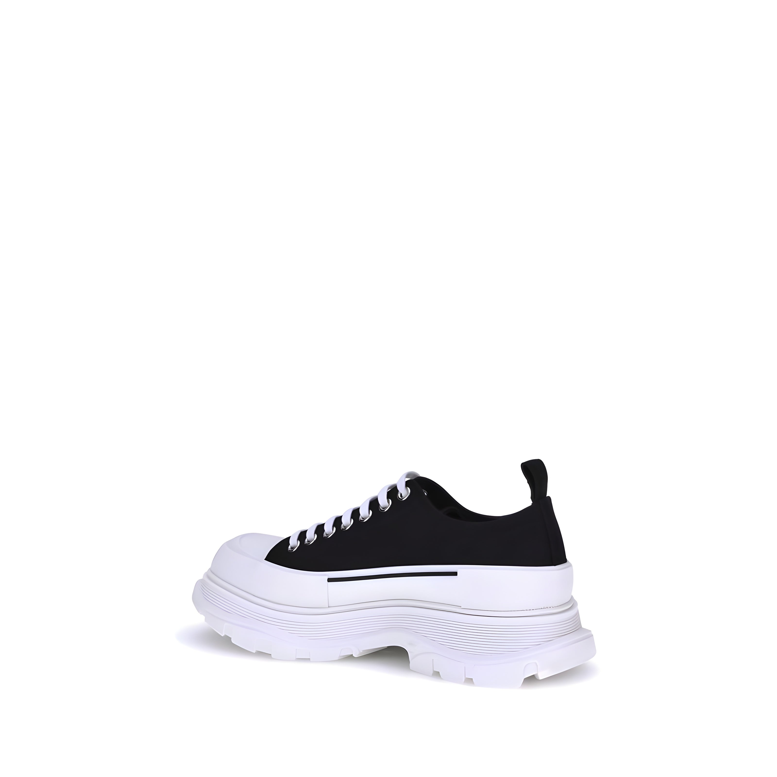Alexander McQueen Black Canvas Chunky Sneakers