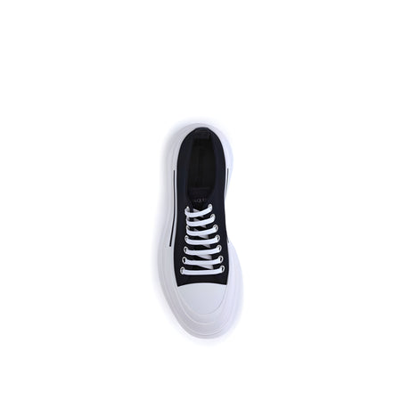 Alexander McQueen Black Canvas Chunky Sneakers