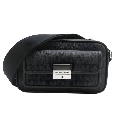 Michael Kors Black Canvas Crossbody Bag