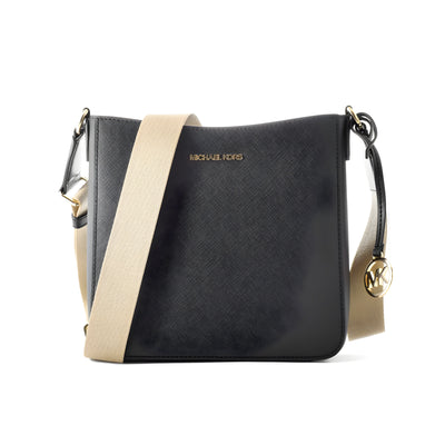 Michael Kors Black Canvas Crossbody Bag