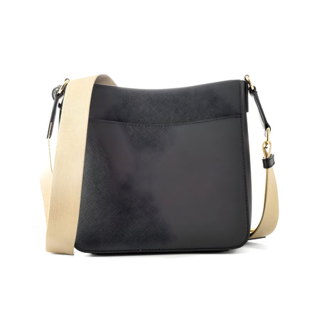 Michael Kors Black Canvas Crossbody Bag