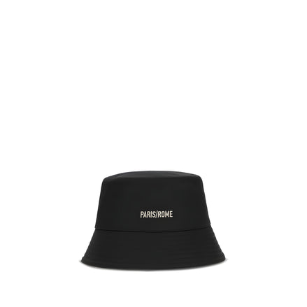 Valentino Garavani Black Cotton Bucket Hat