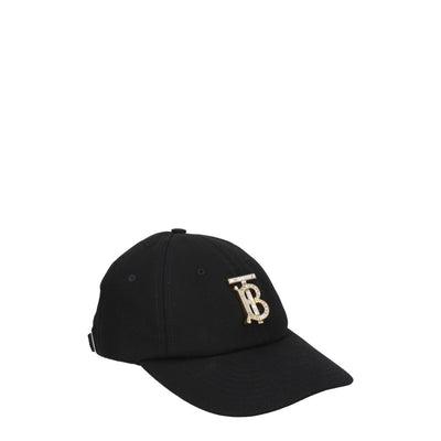 Casquette Burberry en coton noir