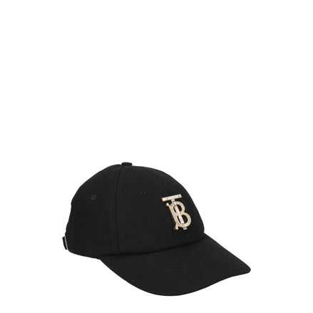 Casquette Burberry en coton noir