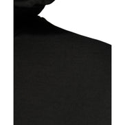 Pull en coton noir à capuche avec écusson DG Dolce & Gabbana