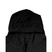 Pull en coton noir à capuche avec écusson DG Dolce & Gabbana
