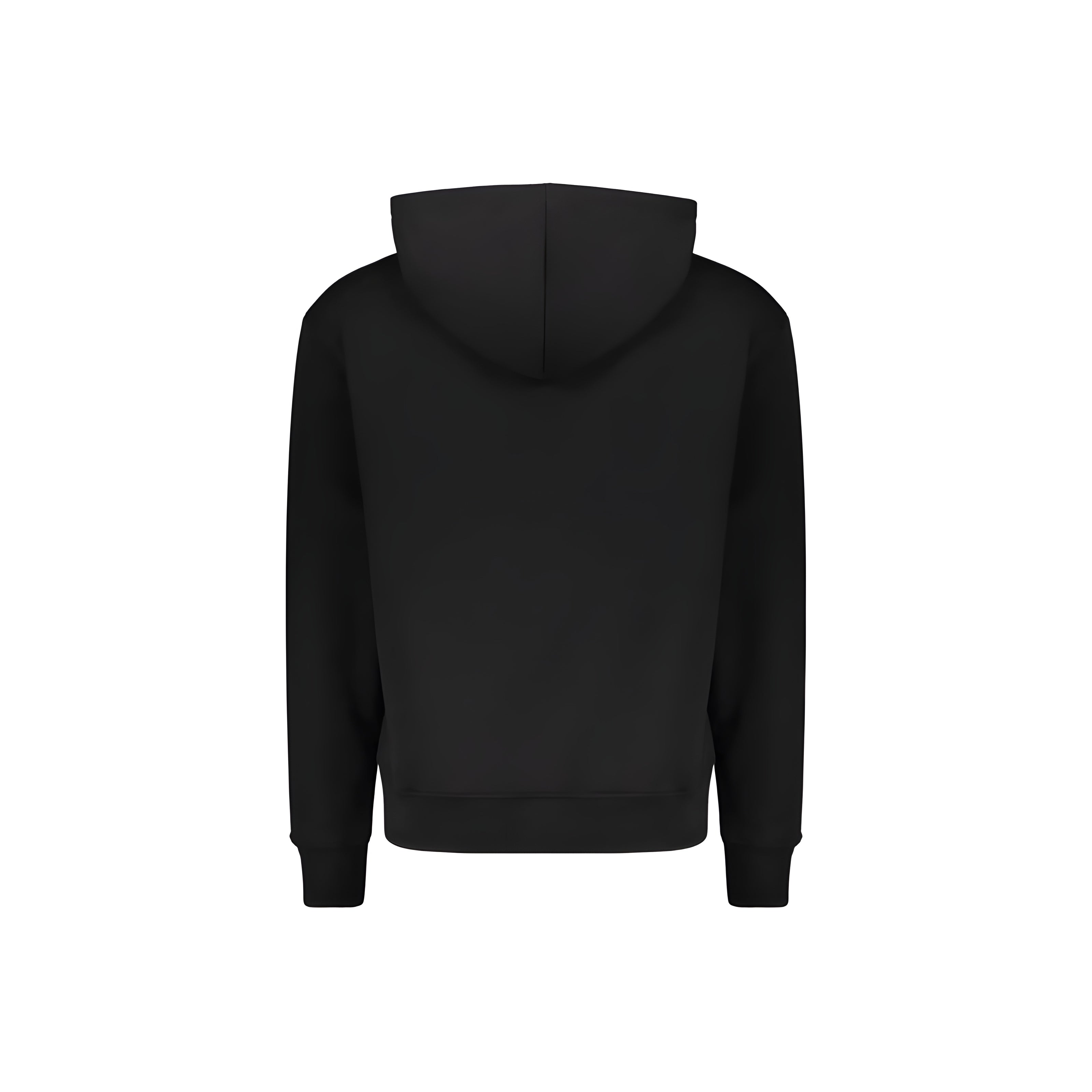 Sweat à capuche Balmain en coton noir
