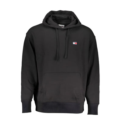 Tommy Hilfiger Black Cotton Hoodie