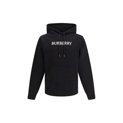Sweat-shirt en coton noir Burberry
