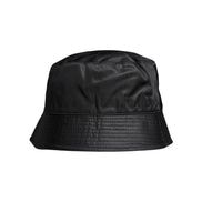 Dolce & Gabbana Black Cotton Wide Brim Bucket Hat