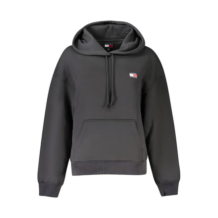 Sweat-shirt Tommy Hilfiger noir en coton pour femme