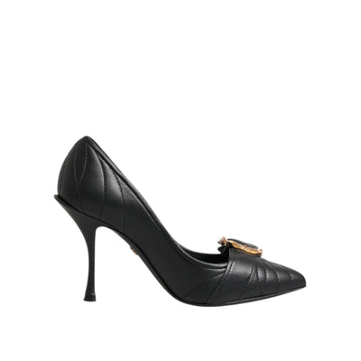 Dolce & Gabbana Black Devotion Leather Pumps
