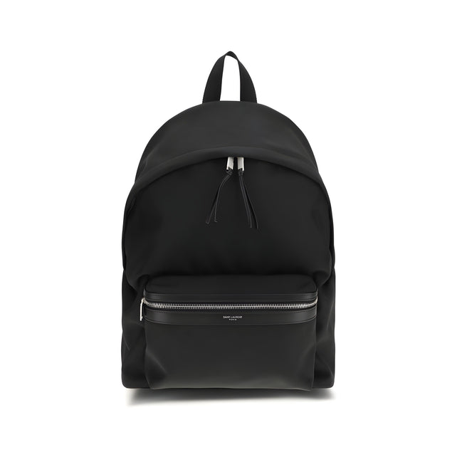Sac à dos Saint Laurent en nylon noir