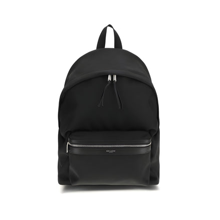 Sac à dos Saint Laurent en nylon noir
