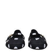 Ballerines en tissu noir Dolce & Gabbana