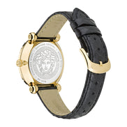 Montre habillée en fourrure noire Versace