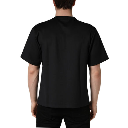 Dolce & Gabbana Black Have Fun Embellished Crew Neck T-shirt