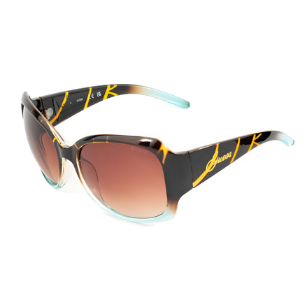 Lunettes de soleil noires Guess injectées