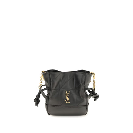Saint Laurent Black Leather Clutch Bag