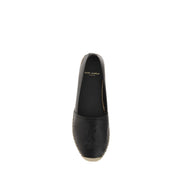 Espadrilles Saint Laurent en agneau noir Ovis Aries Aries