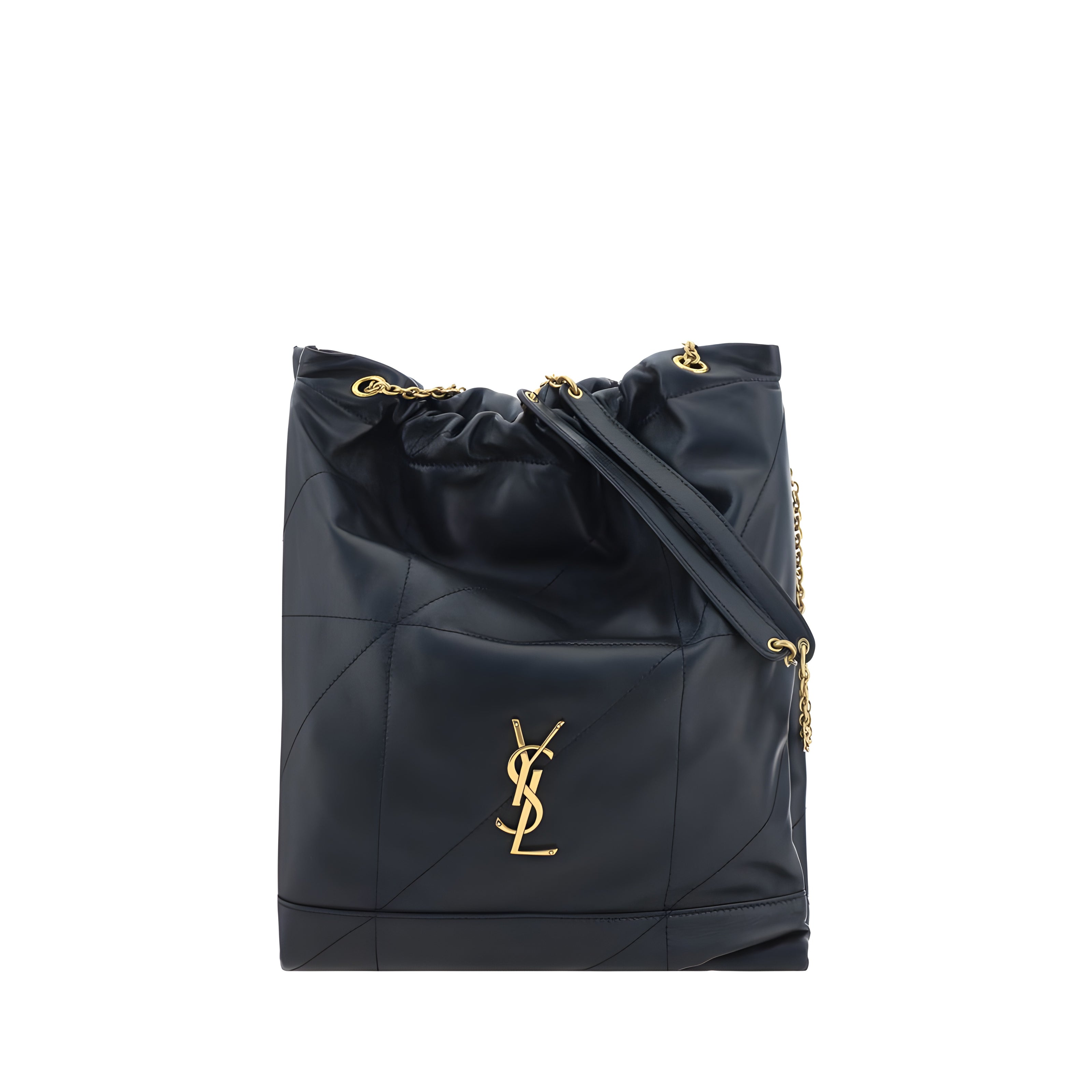 Saint Laurent Black Leather Shoulder Bag