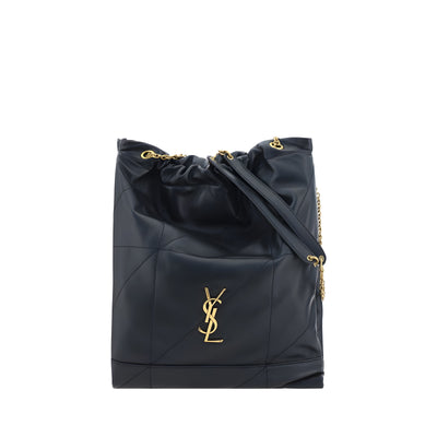 Saint Laurent Black Leather Shoulder Bag