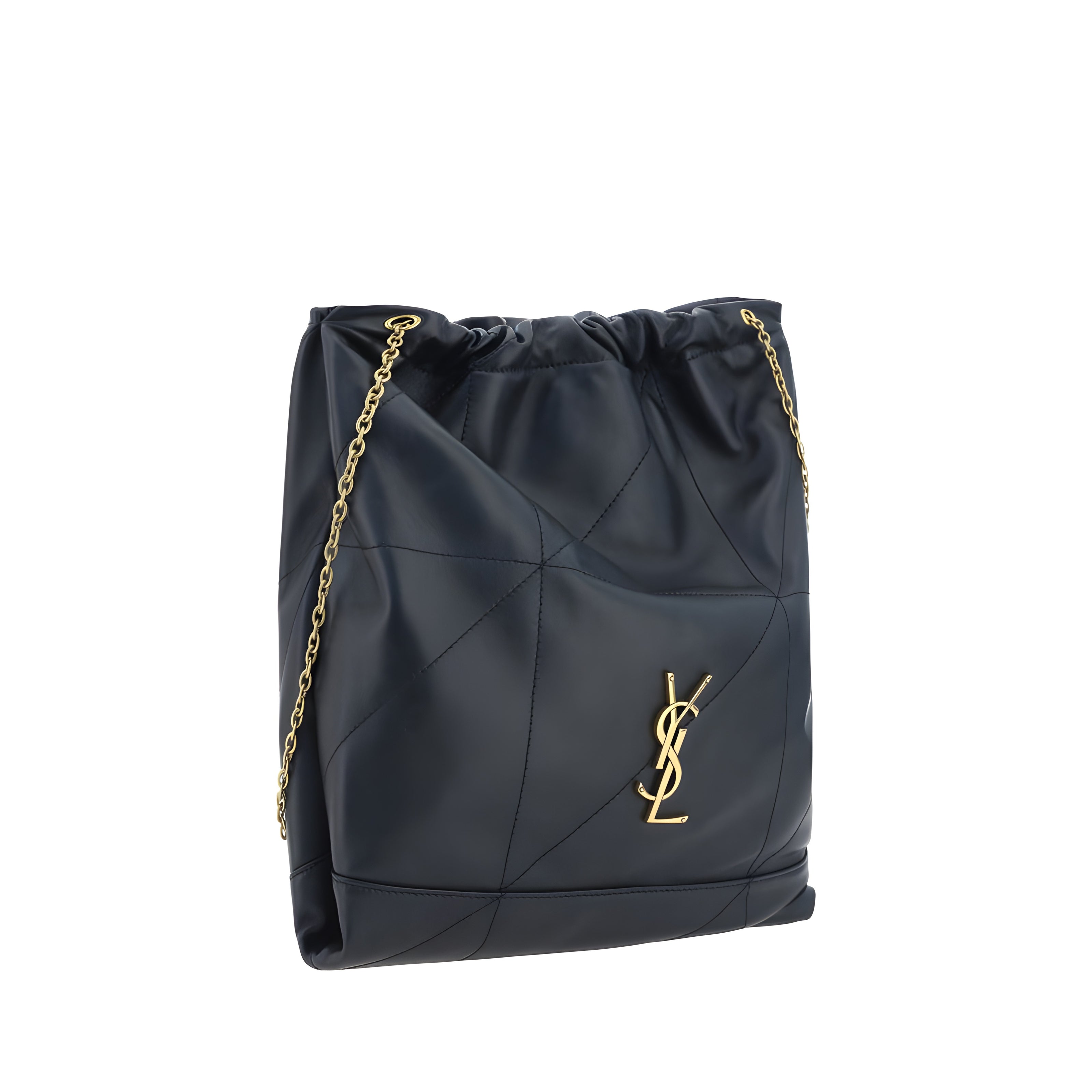 Saint Laurent Black Leather Shoulder Bag